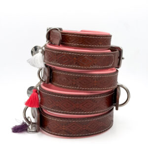 Halsband NAVAJO | Gr. S&L | brown/pink