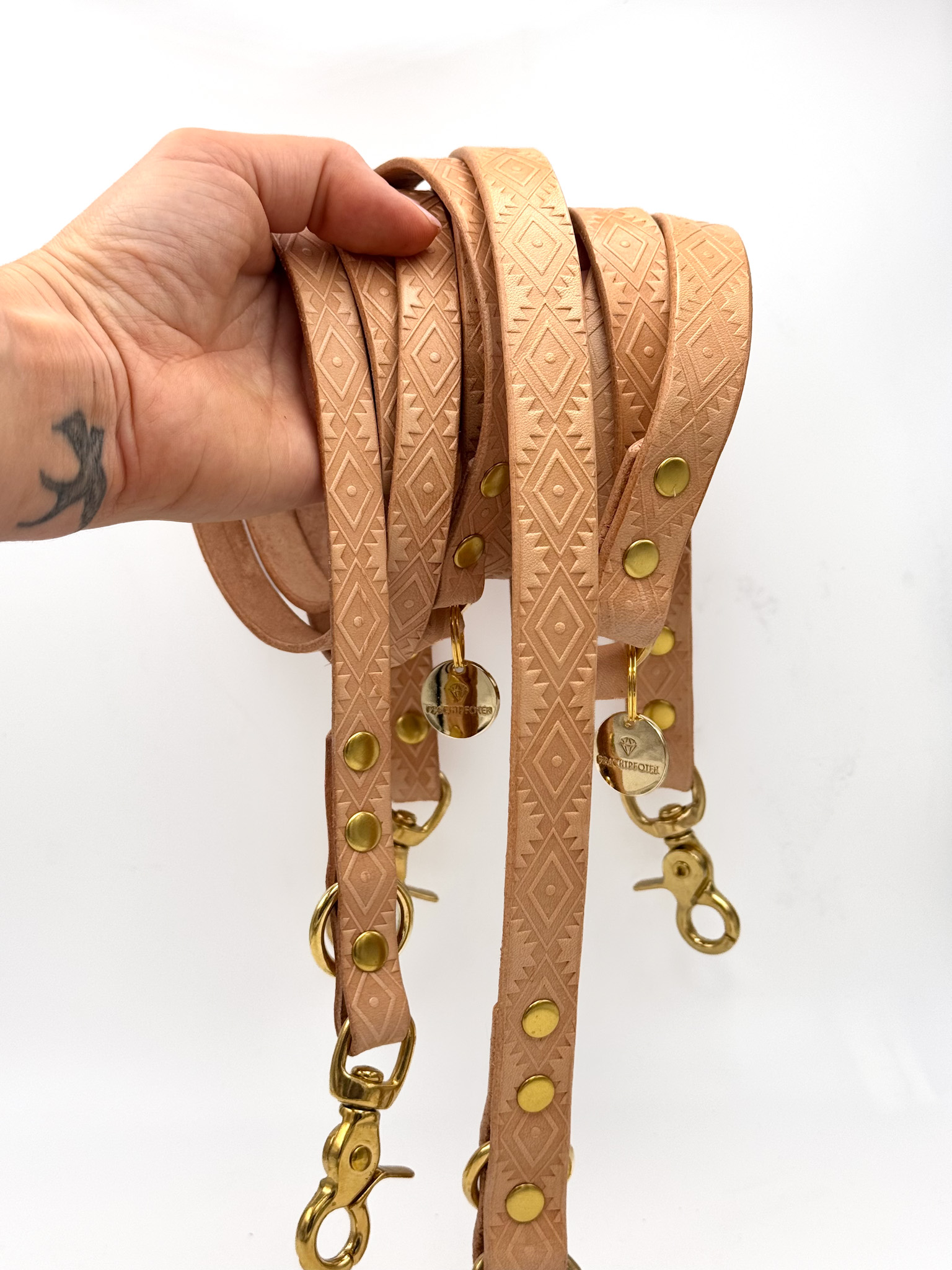 Leine NAVAJO 1,5 & 2cm | FAR FAR AWAY brown/natural – Bild 5