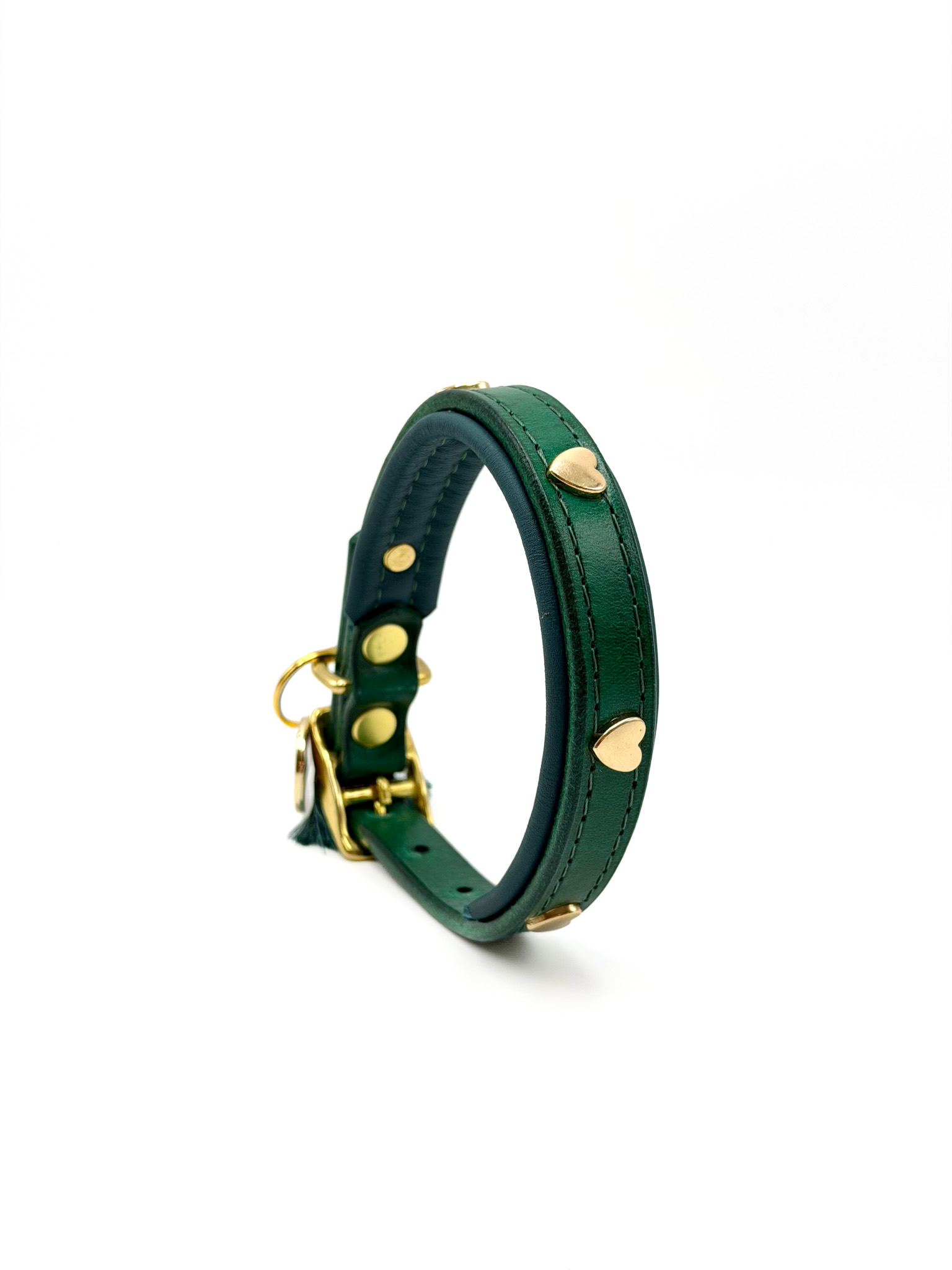 Halsband HEART TIMES green | Gr. S (29-35)