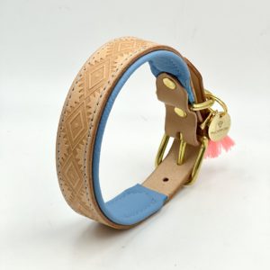 Alternative view of Halsband NAVAJO | Gr. S-L | natural/babyblue
