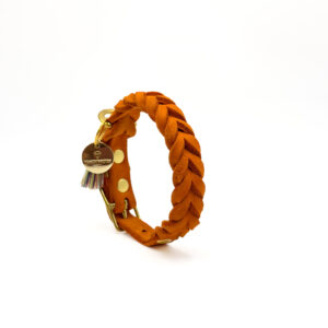 Halsband LACED orange | Gr. S (27-31)