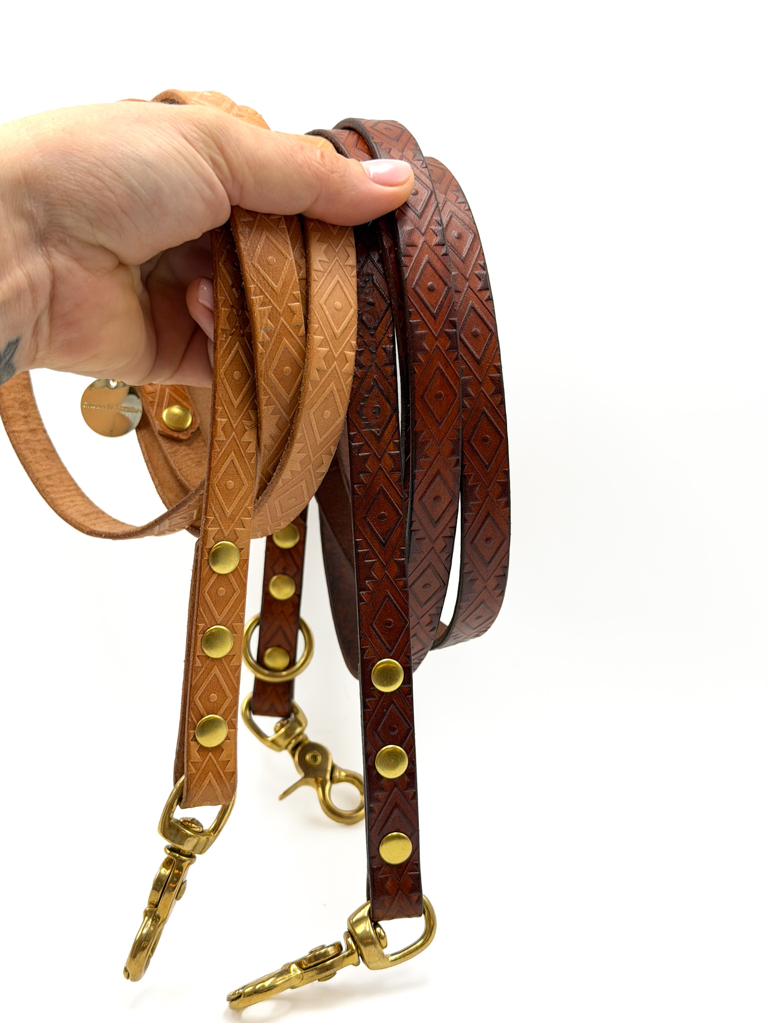 Leine NAVAJO 1,5 & 2cm | FAR FAR AWAY brown/natural