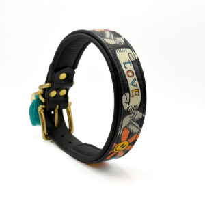 Alternative view of Halsband HIPPIE black / brown | Gr. L (45-51)