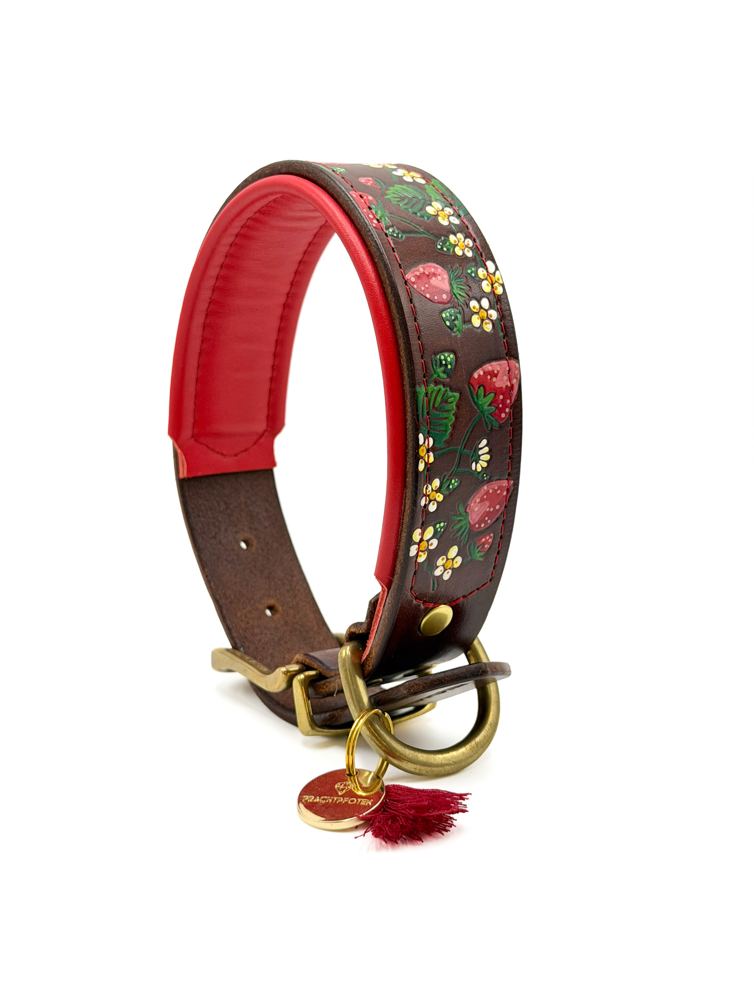 Halsband STRAWBERRY | Gr. M (38-44)