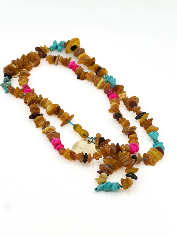 Bernsteinkette HIPPIE – Bild 6