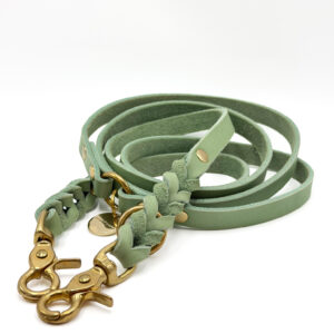 Fettlederleine BASIC mint | FAR FAR AWAY (2m/1,5cm)